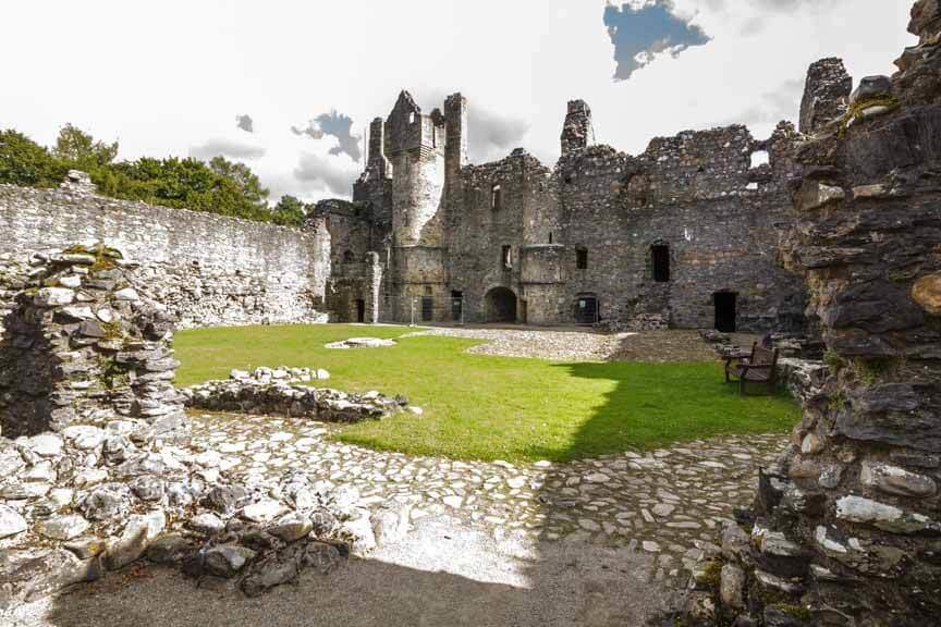 Innenhof von Balvenie Castle