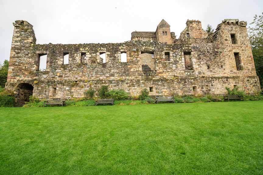 Parkanlage und Garten von Campbell Castle