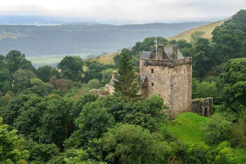 Campbell Castle aus dem 15. Jahrhundert in Schottland