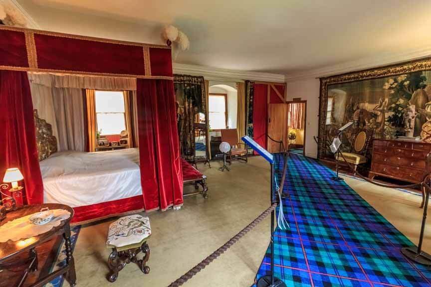 Schlafgemach in Cawdor Castle