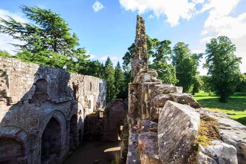 Dryburgh Abbey Überreste
