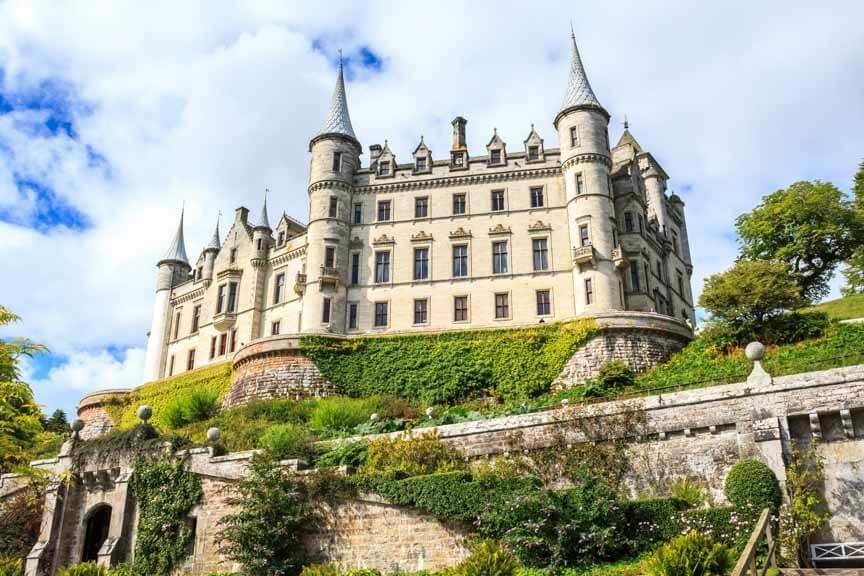 Ostseite von Dunrobin Castle