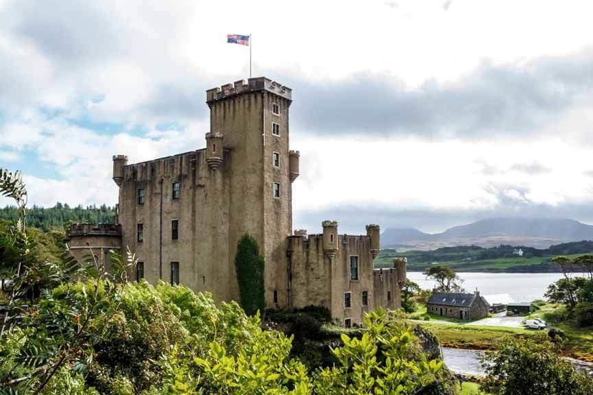 Dunvegan Castle in Schottland