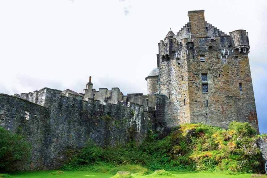 Nordseite von Eilean Donan Castle