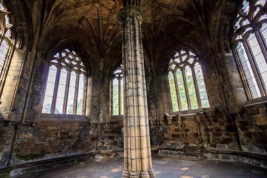 Ruheraum für die Mönche in Elgin Cathedral