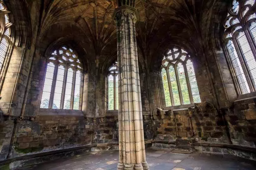Ruheraum für die Mönche in Elgin Cathedral