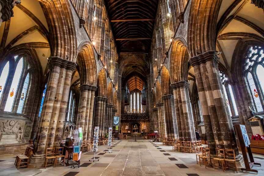 Hauptschiff in Glasgow Cathedral