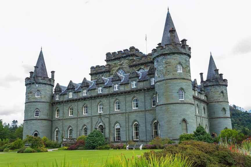 Rückseite von Inveraray Castle