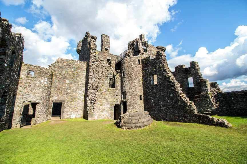 Innenhof in Kilchurn Castle