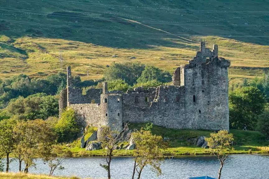 Kilchurn Castle in Argyll and Bute am See Loch Awe