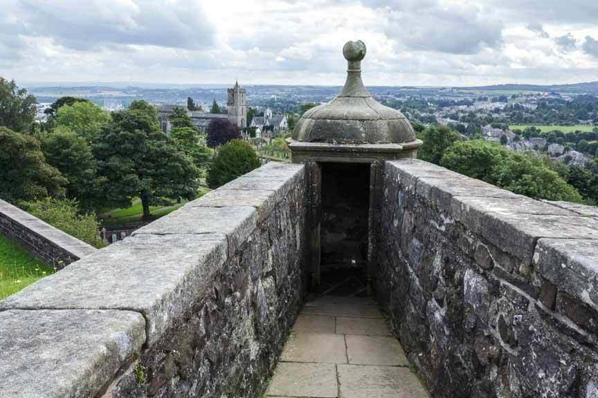 Aussichtsturm auf der Südseite von Stirling Castle