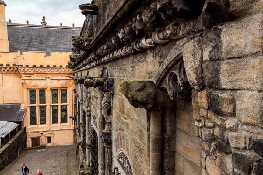 Innenhof, die „Löwenhöhle“ (Lion's Den) in Stirling Castle