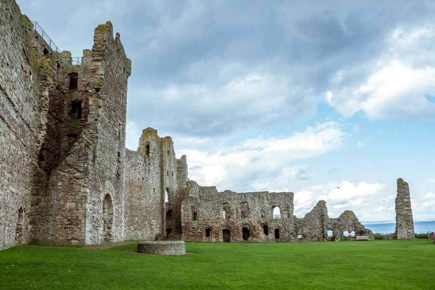 Innenhof von Tantallon Castle