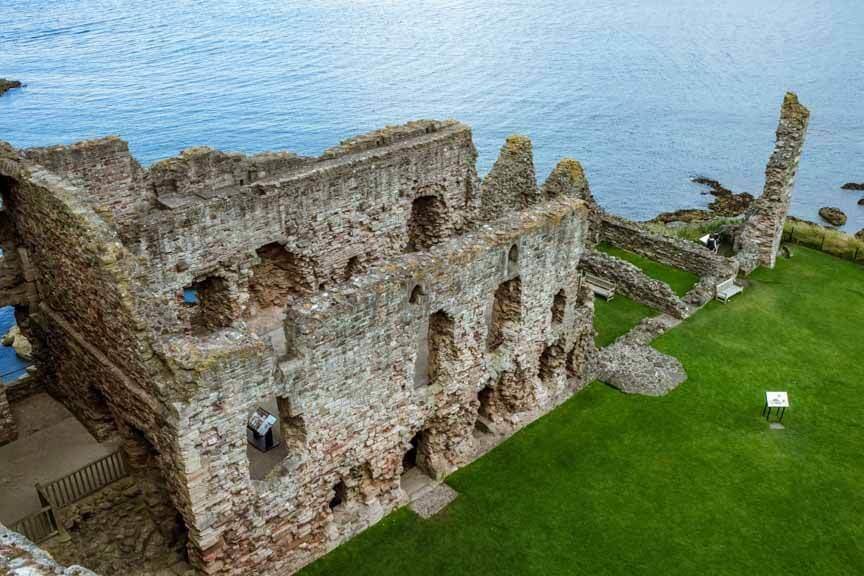 Ruine der Großen Halle von Tantallon Castle